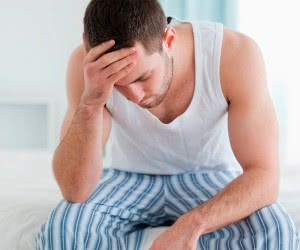 мужчина в печали